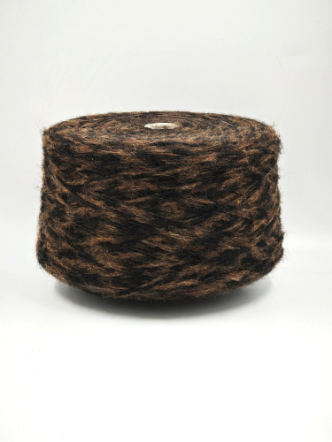 Пряжа Nanna, Pinori Filati s.p.a, меринос, альпака, цвет коричневый меланж